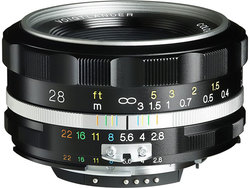 Voigtlnder Color Skopar SL IIs 28 mm f/2,8 zmocowaniem Nikon F